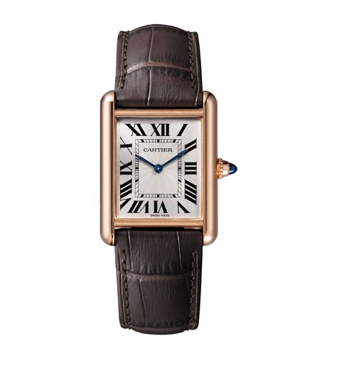 cartier tank pink dial|louis cartier tanks.